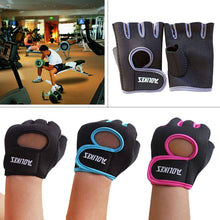 Load image into Gallery viewer, Weight Lifting Cycling Half Finger Gloves Women Men Protective Handwear Gym Fitness Outdoor Bike Riding Sportswear Accessories