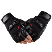 Load image into Gallery viewer, 1 pair High Strength Weight Lifting Gym Glove Exercise Sport Fitness Sports riding Weight Lifting Leather Gloves