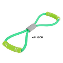 Load image into Gallery viewer, Gym 8 Word Elastic Band Chest Developer Rubber Expander Rope Sports Workout Resistance Bands Fitness Equipment Yoga Training