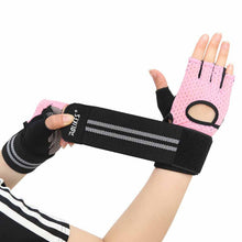 Load image into Gallery viewer, Men Women Half Finger Sports Training Gloves Gym Fitness Weightlifting Gloves Anti-slip Resistance Exercise Wrist Glove