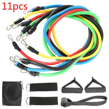 Load image into Gallery viewer, 11/12pcs Fitness Pull Rope Resistance Bands Latex Strength Gym Equipment Home Elastic Exercises Body Fitness Workout Equipment