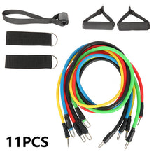 Load image into Gallery viewer, 11/12pcs Fitness Pull Rope Resistance Bands Latex Strength Gym Equipment Home Elastic Exercises Body Fitness Workout Equipment