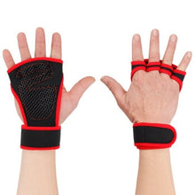 Load image into Gallery viewer, New 1 Pair Weight Lifting Training Gloves Women Men Fitness Sports Body Building Gymnastics Grips Gym Hand Palm Protector Gloves