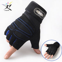 Load image into Gallery viewer, Gym Gloves Bodybuilding Gym Weights Gloves Sports Exercise Weight Lifting Fitness Barbell Cycling Gloves Breathable Non-Slip