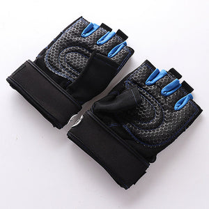 Gym Gloves Bodybuilding Gym Weights Gloves Sports Exercise Weight Lifting Fitness Barbell Cycling Gloves Breathable Non-Slip